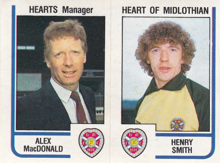 475 A-B. ALEX MacDONALD - MANAGER & HENRY SMITH - HEARTS OF MIDLOTHIAN