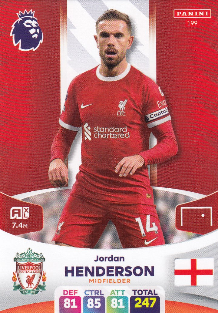 199. JORDAN HENDERSON - LIVERPOOL
