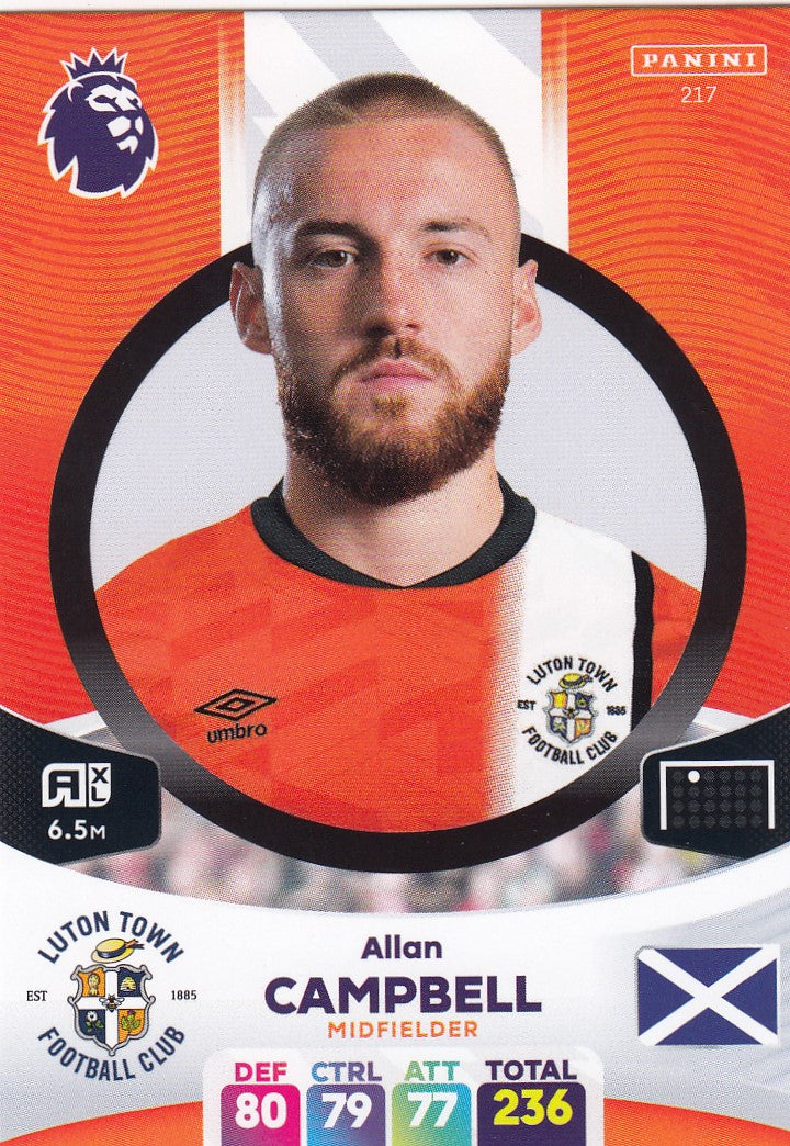 217. ALLAN CAPBELL - LUTON TOWN