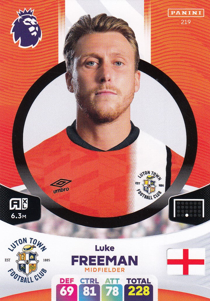 219. LUKE FREEMAN - LUTON TOWN