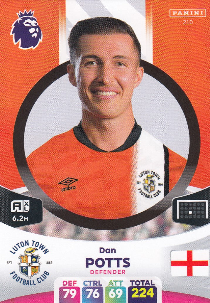 210. DAN POTTS - LUTON TOWN