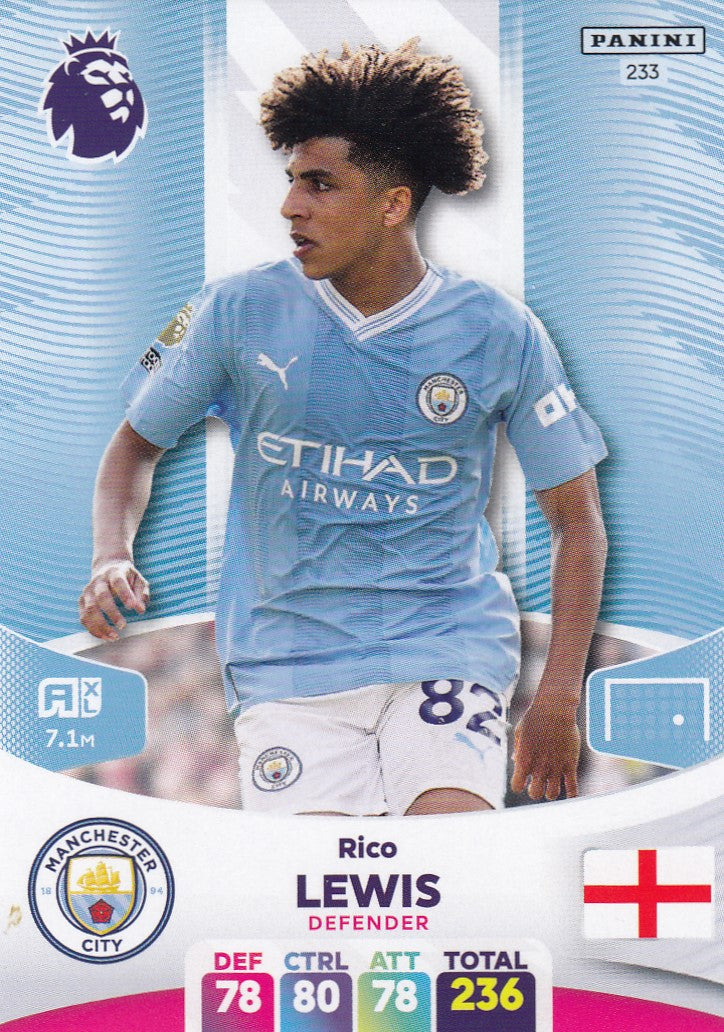 233. RICO LEWIS - MANCHESTER CITY