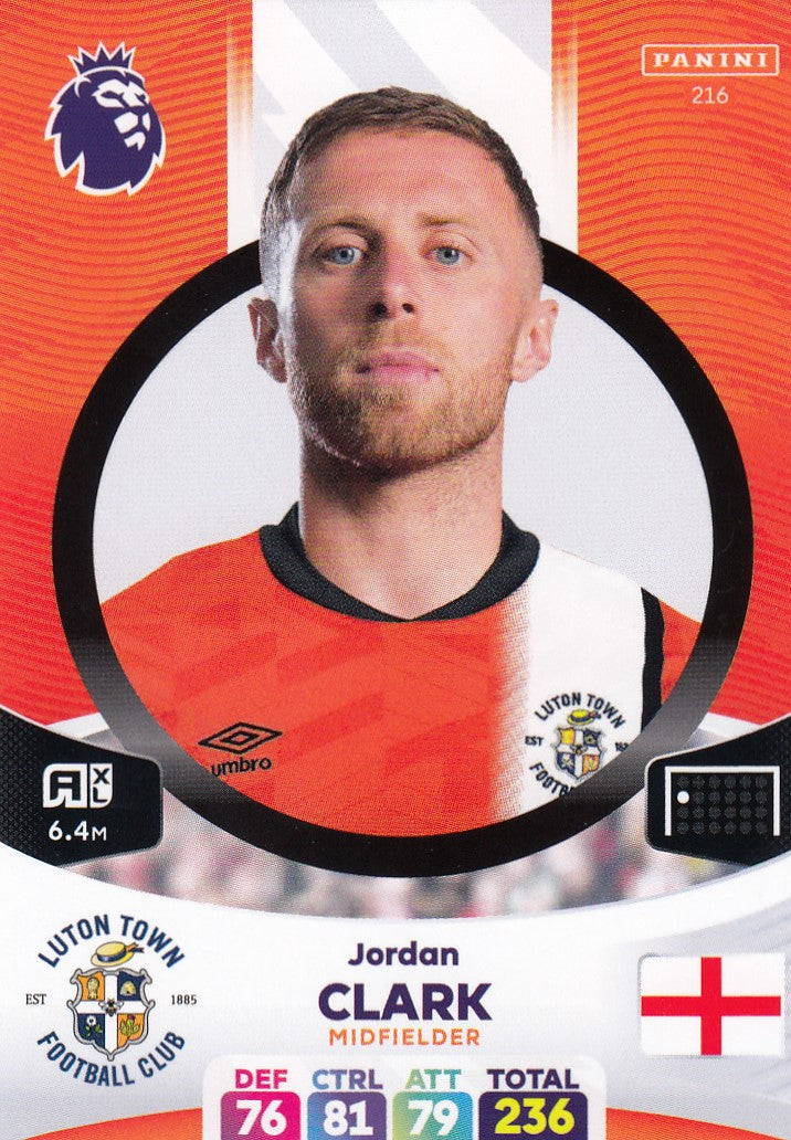 216. JORDAN CLARK - LUTON TOWN