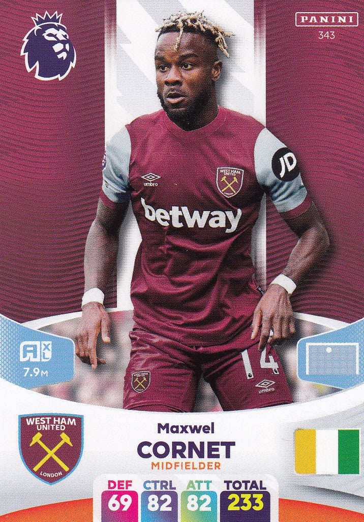 343. MAXWEL CORNET - WEST HAM UNITED