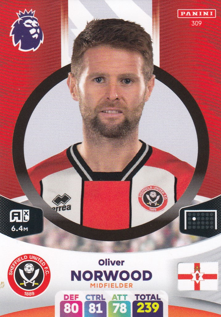 309. OLIVER NORWOOD - SHEFFIELD UNITED