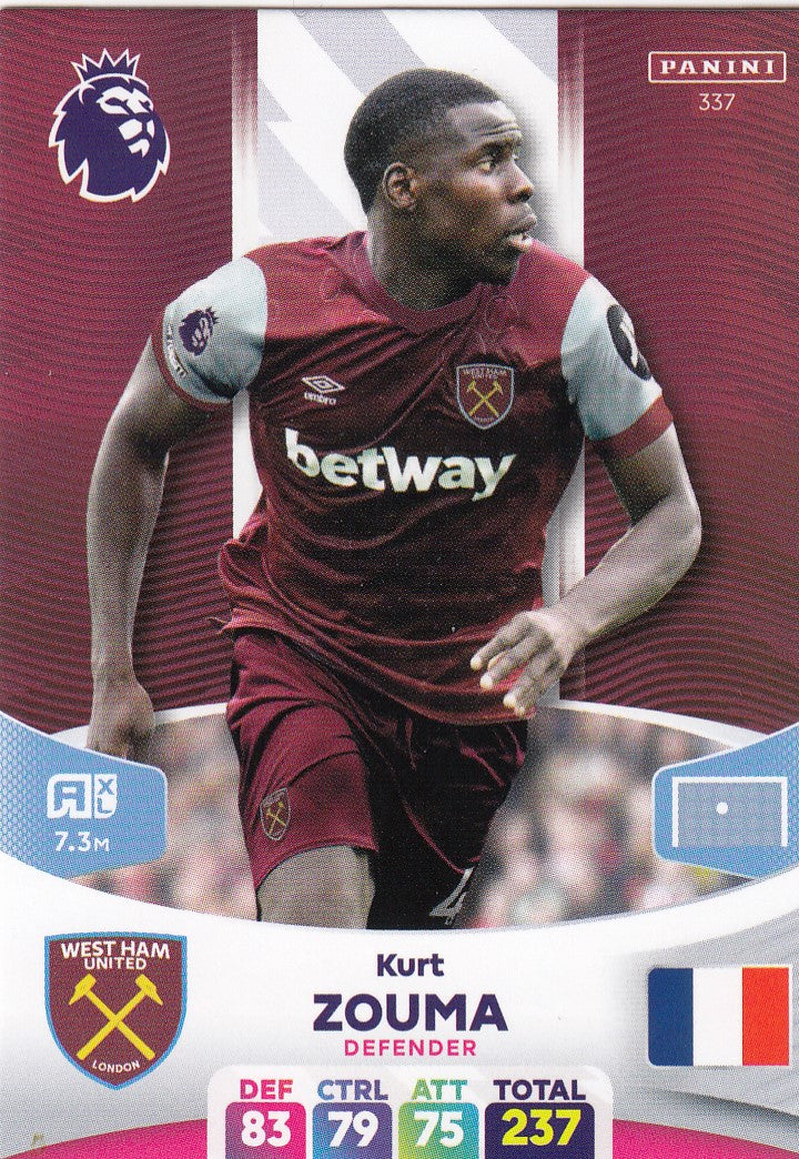 337. KURT ZOUMA - WEST HAM UNITED