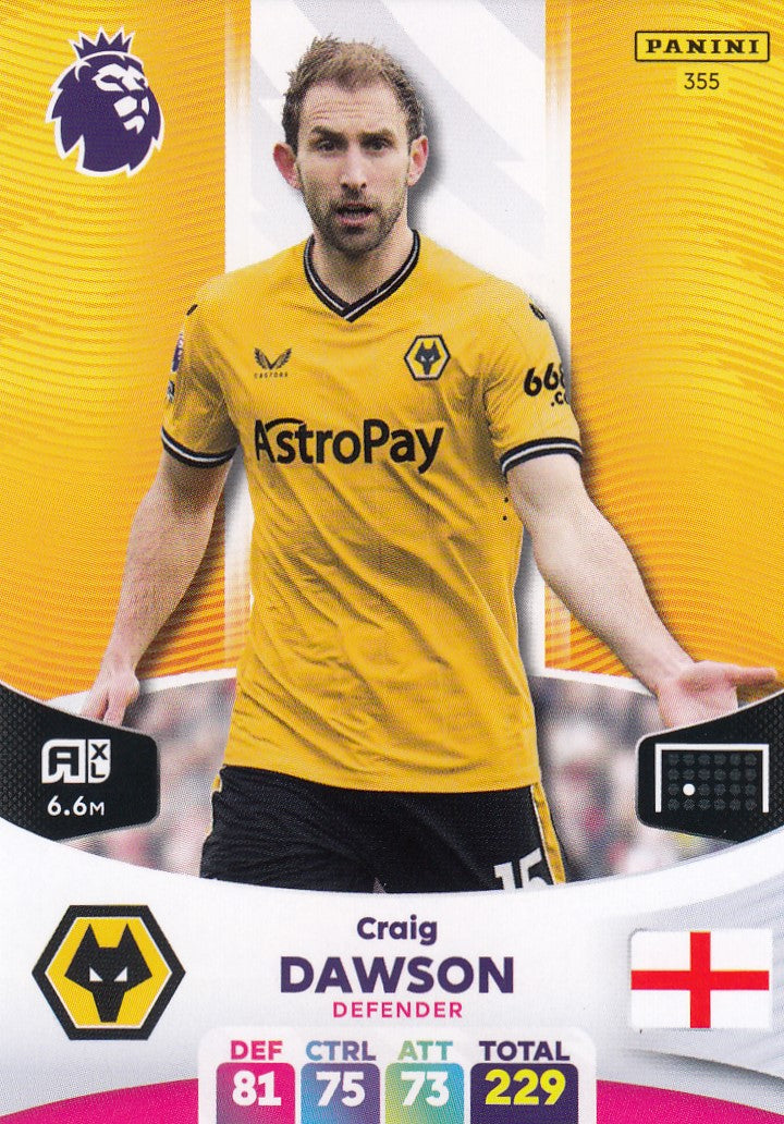 355. CRAIG DAWSON - WOLVERHAMPTON