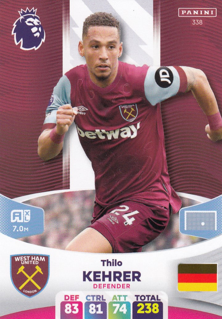 338. THILO KEHRER - WEST HAM UNITED