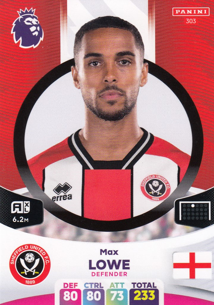 303. MAX LOWE - SHEFFIELD UNITED