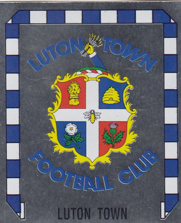 114. CLUB BADGE - LUTON TOWN - FOIL