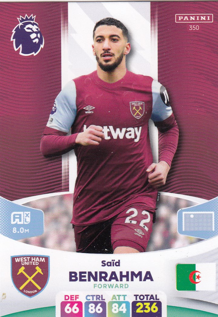 350. SAID BENRAHMA - WEST HAM UNITED