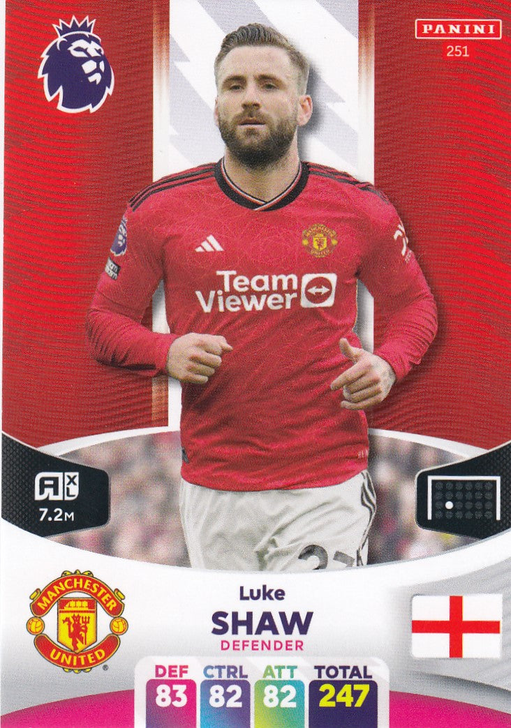 251. LUKE SHAW - MANCHESTER UNITED