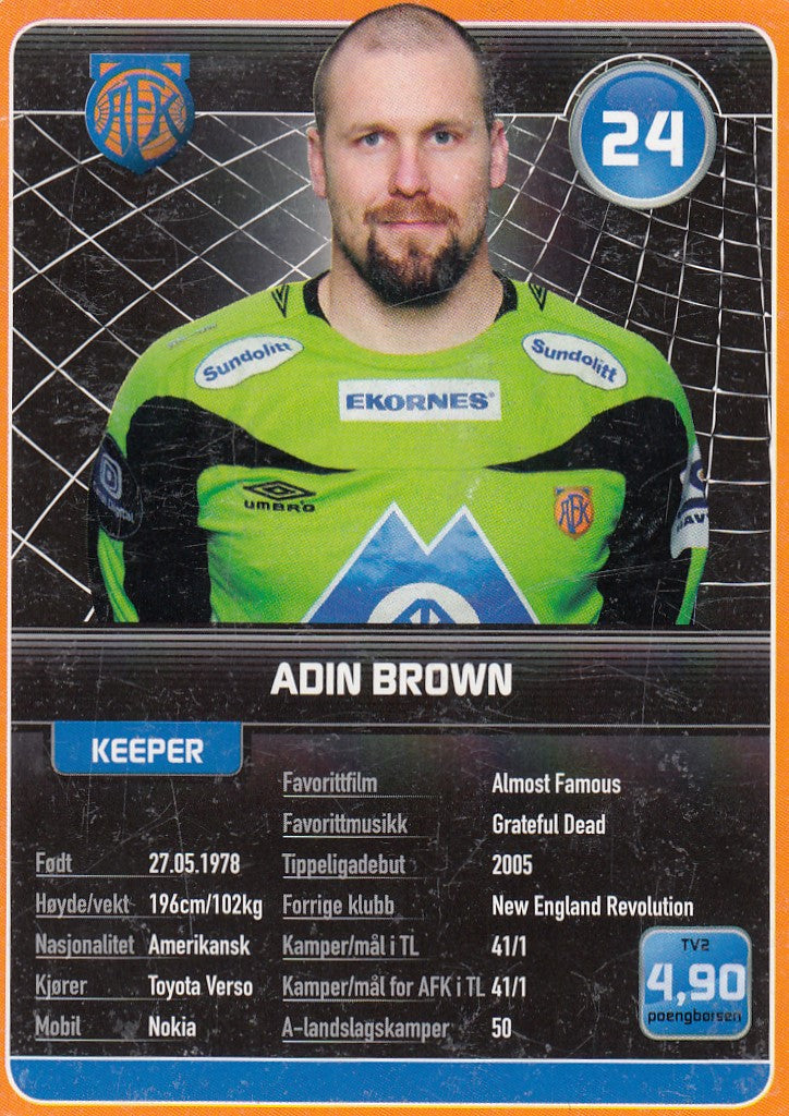 AALESUND FK - ADIN BROWN