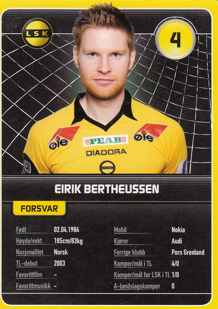 LILLESTRØM SK - EIRIK BERTHEUSSEN