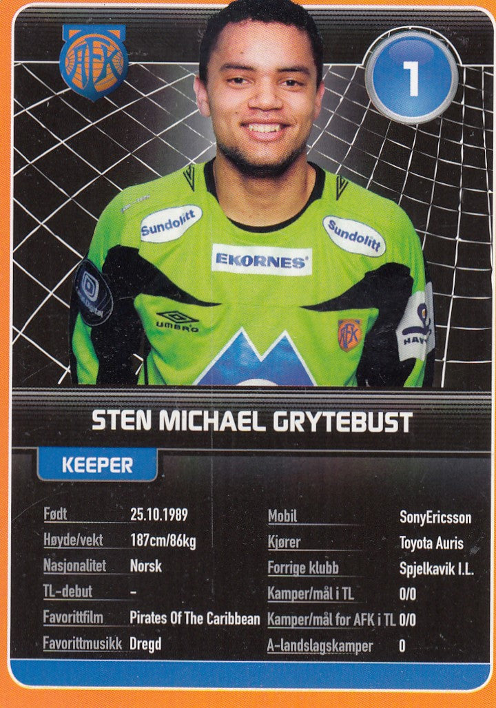 AALESUND FK - STEN MICHAEL GRYTEBUST