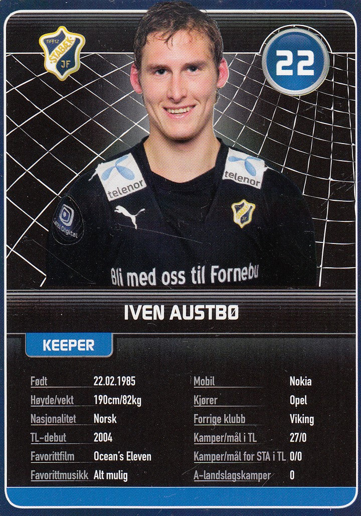 STABÆK FOTBALL - IVEN AUSTBØ