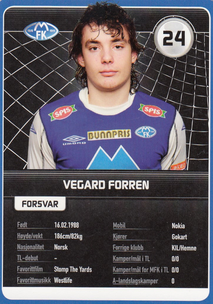 MOLDE FK - VEGARD FORREN