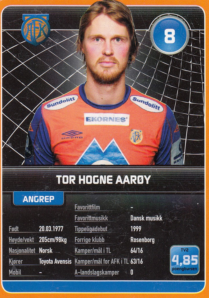 AALESUND FK - TOR HOGNE AARØY