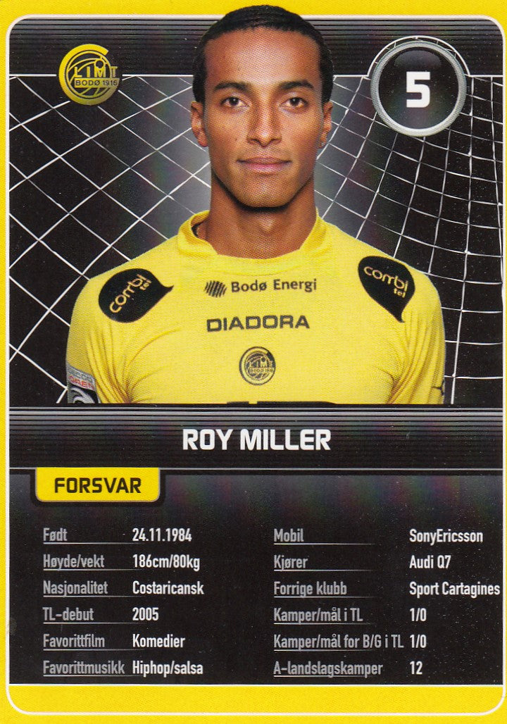 FK BODØ/GLIMT - ROY MILLER