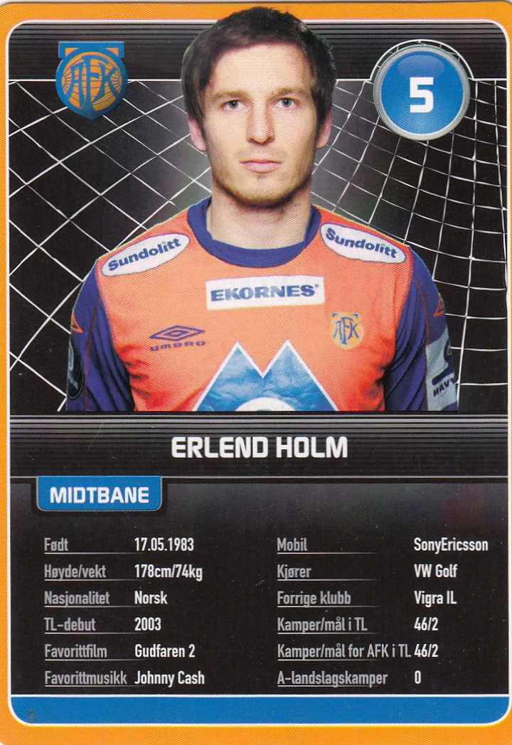 AALESUND FK - ERLEND HOLM