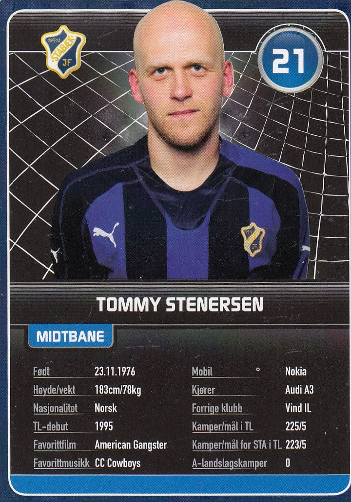 STABÆK FOTBALL - TOMMY STENERSEN