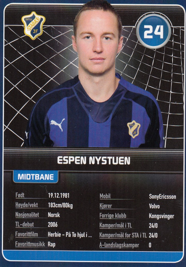 STABÆK FOTBALL - ESPEN NYSTUEN