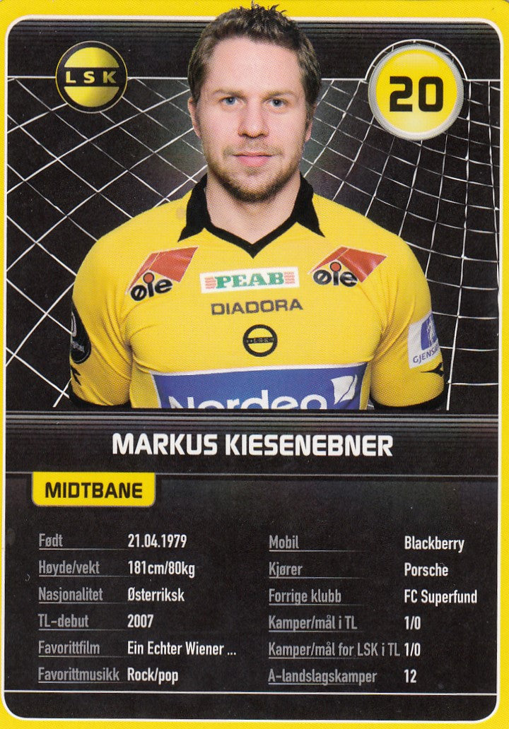 LILLESTRØM SK - MARKUS KIESENEBNER