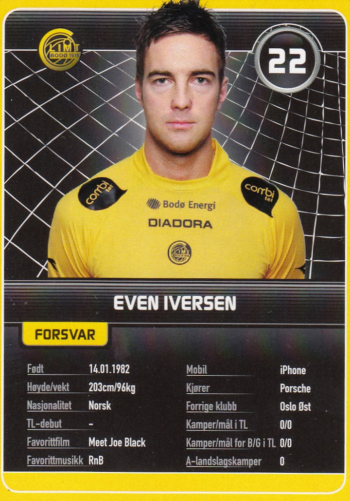 FK BODØ/GLIMT - EVEN IVERSEN