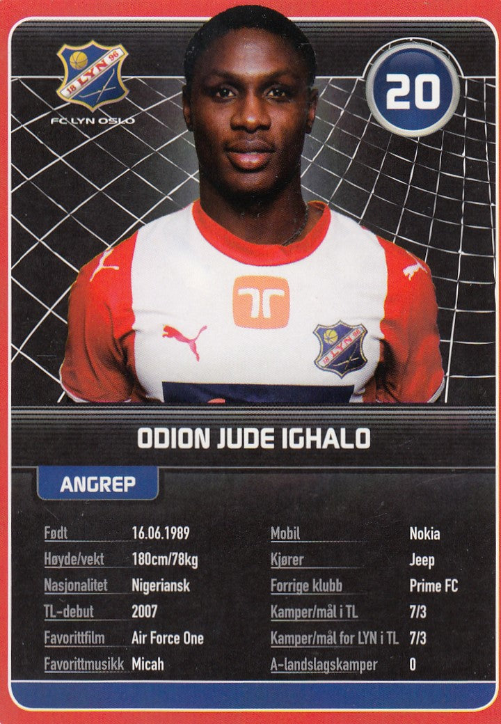 FC LYN OSLO - ODION JUDE IGHALO