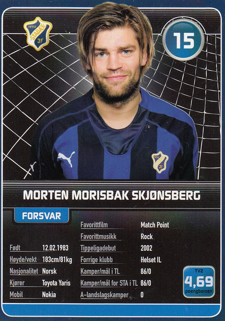 STABÆK FOTBALL - MORTEN MORISBAK SKJØNSBERG