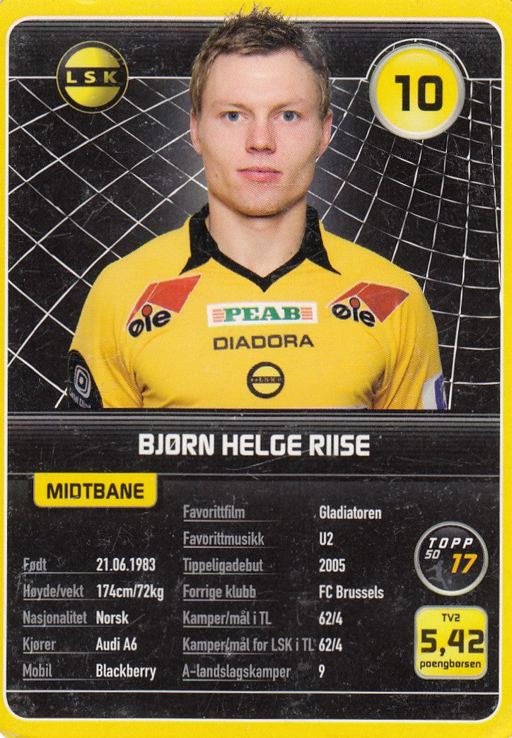 LILLESTRØM SK - BJØRN HELGE RIISE