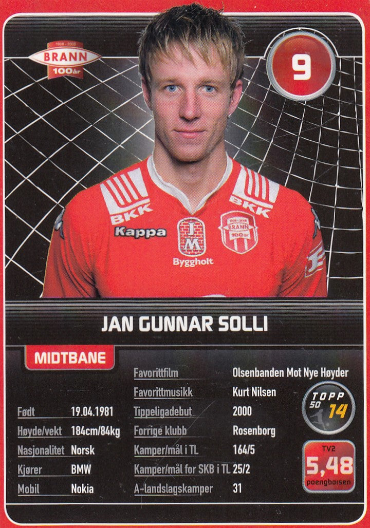 SK BRANN - JAN GUNNAR SOLLI