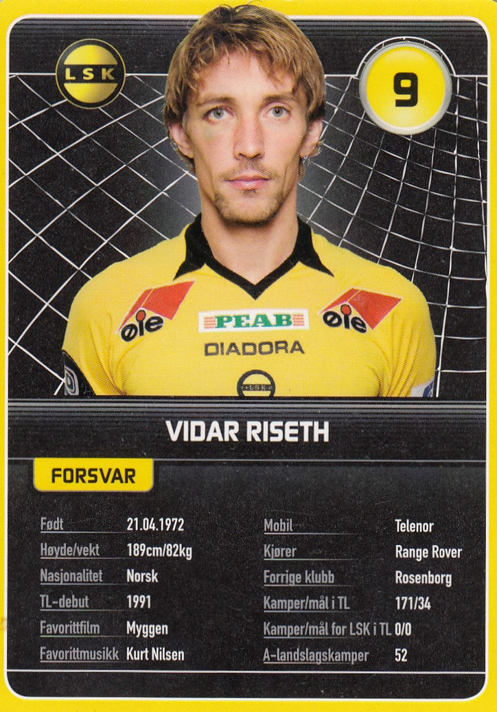 LILLESTRØM SK - VIDAR RISETH