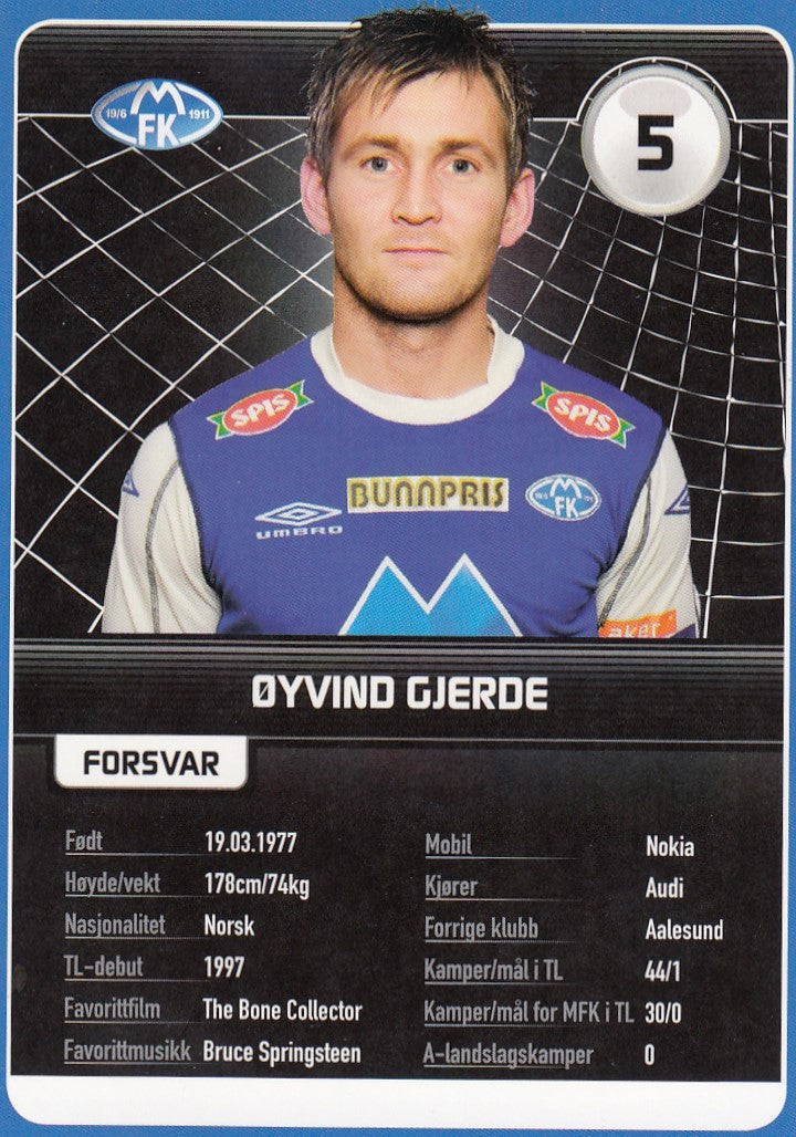 MOLDE FK - ØYVIND GJERDE