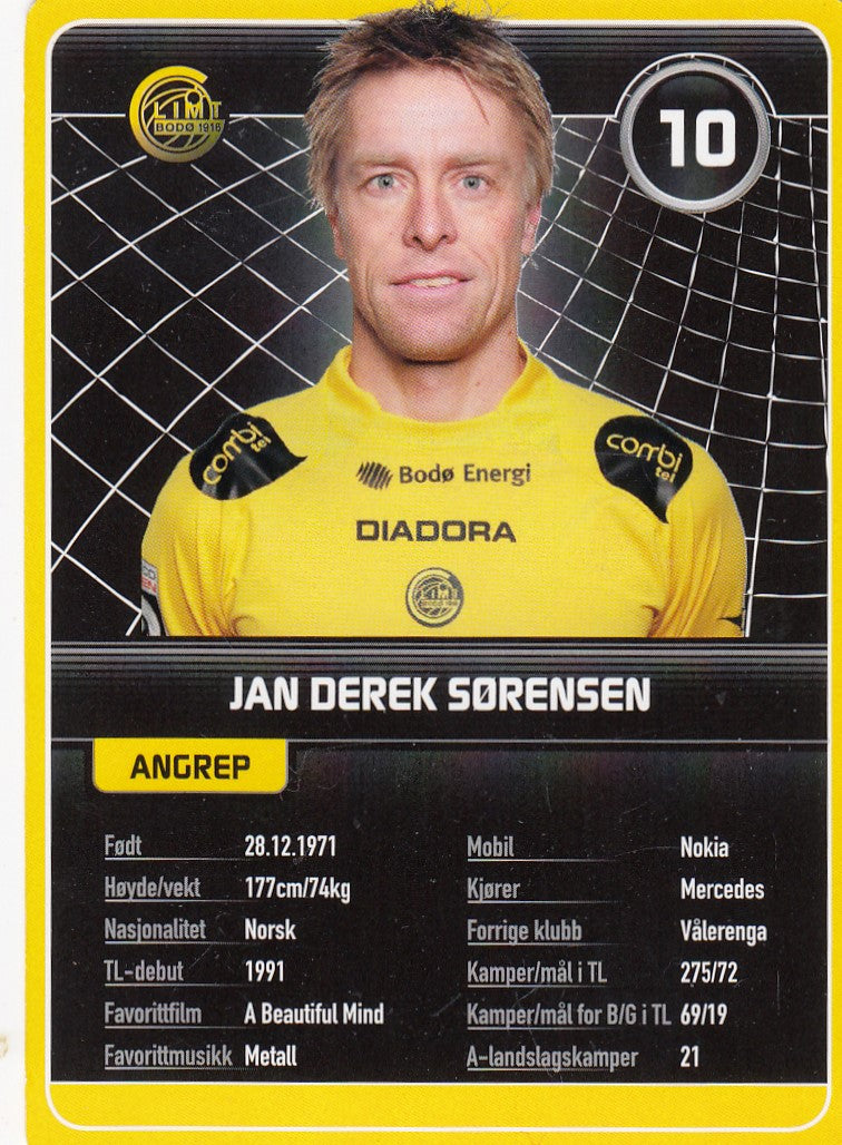 FK BODØ/GLIMT - JAN DEREK SØRENSEN
