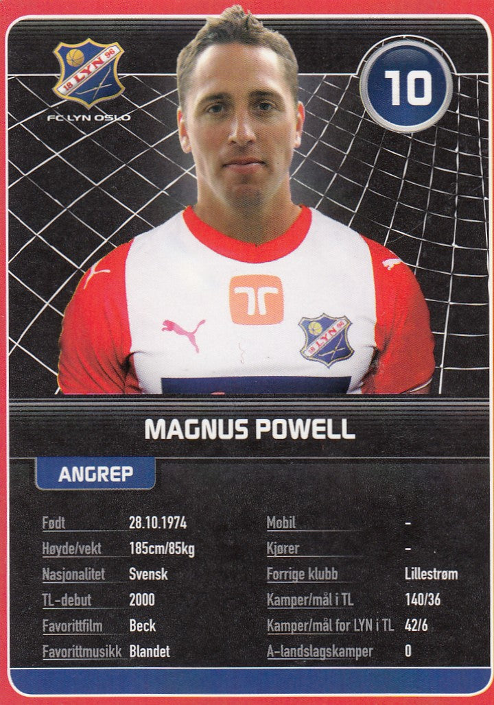 FC LYN OSLO - MAGNUS POWELL