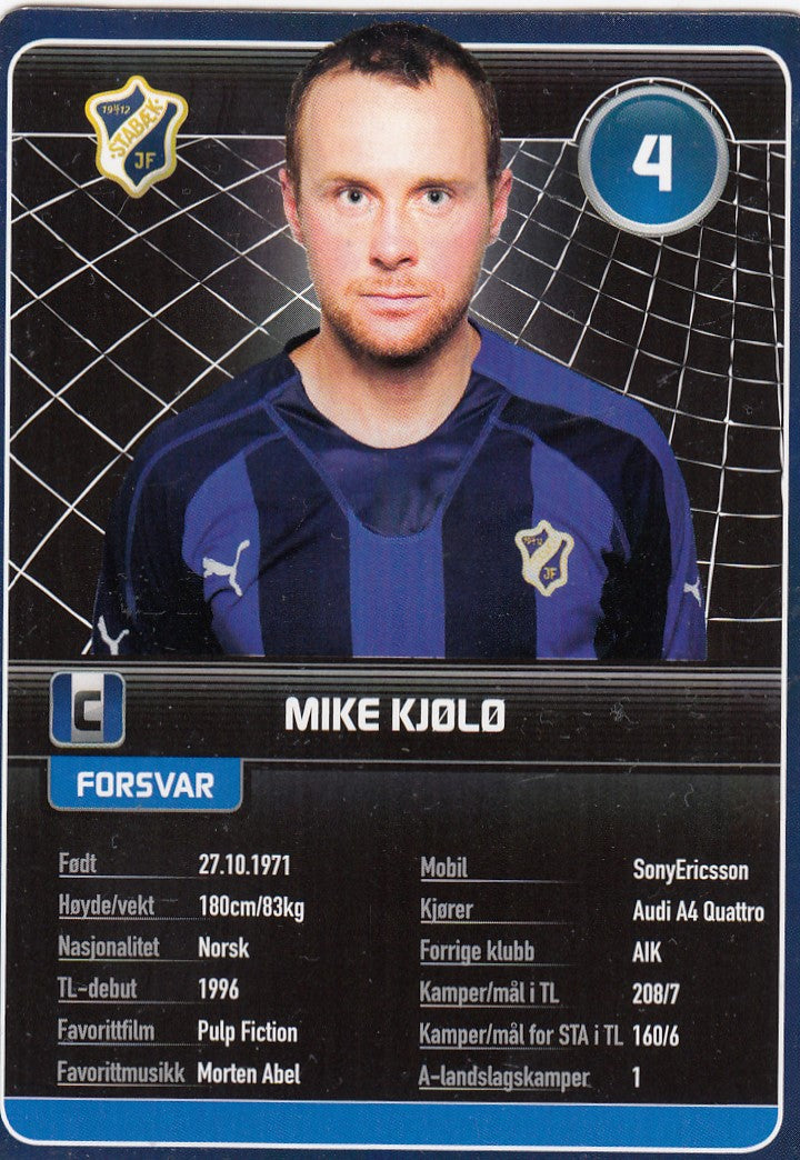 STABÆK FOTBALL - MIKE KJØLØ