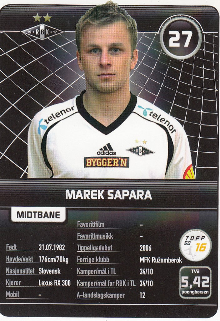ROSENBORG BK - MAREK SAPARA