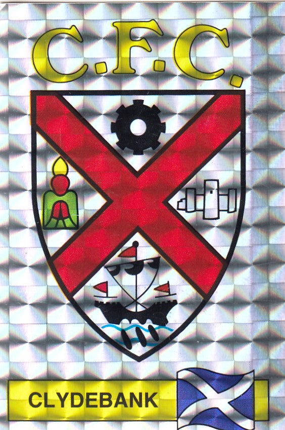 471. CLUB BADGE - CLYDEBANK - FOIL
