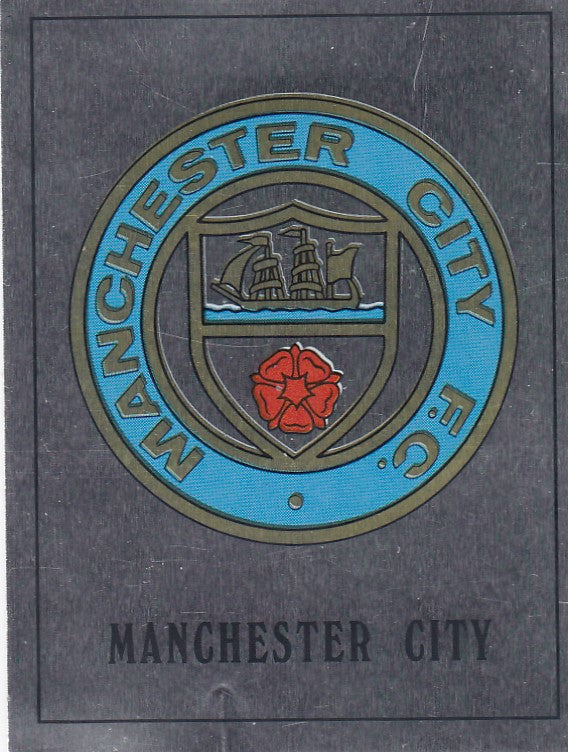 155. CLUB BADGE - MANCHESTER CITY - FOIL