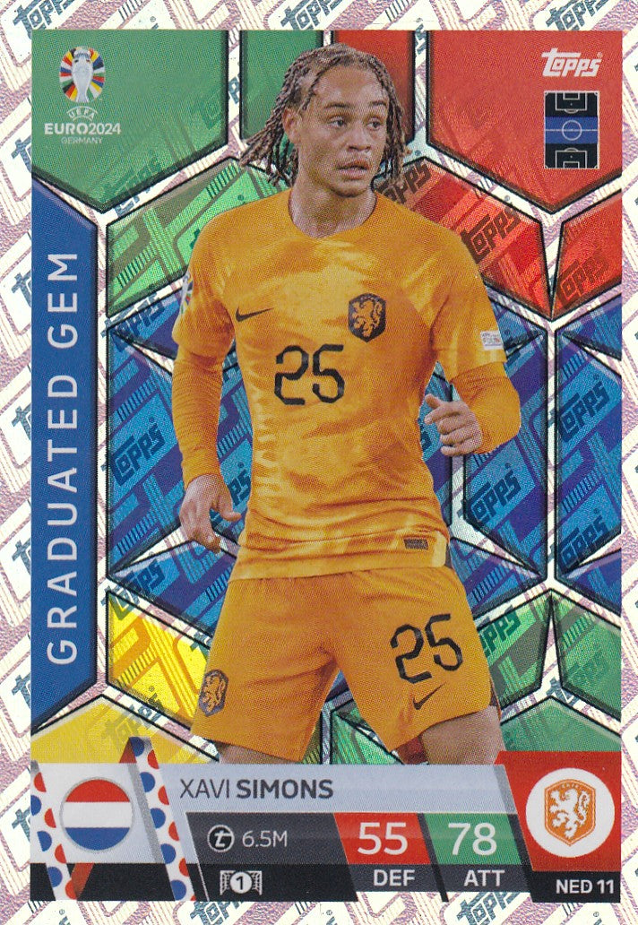 NED.11 - XAVI SIMONS - NETHERLANDS - GRADUATED GEM
