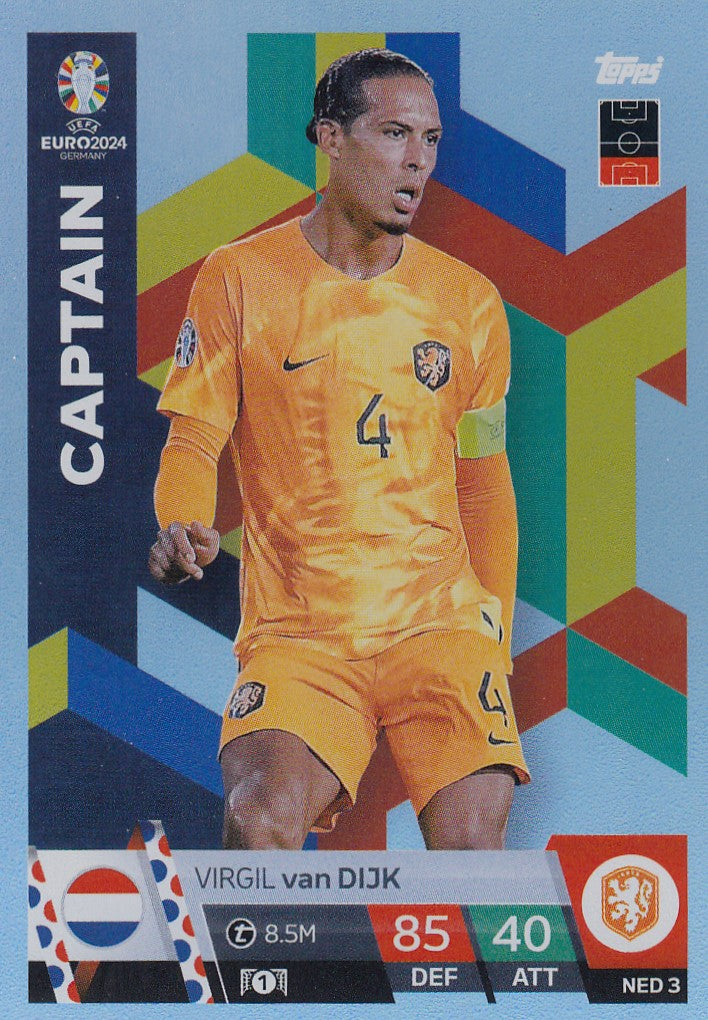 NED.03 - VIRGIL VAN DIJK - NETHERLANDS - CAPTAIN