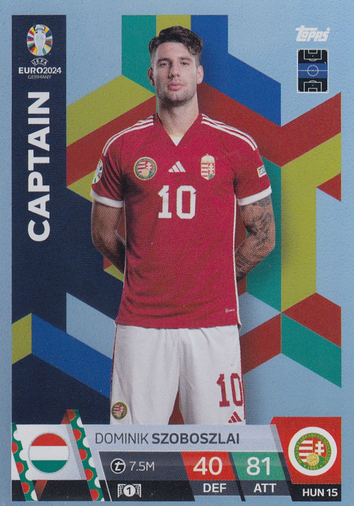 HUN.15 - DOMINIK SZOBOSZLAI - HUNGARY - CAPTAIN