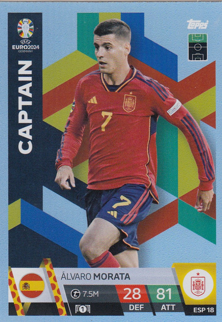 ESP.18 - ÀLVARO MORATA - SPAIN - CAPTAIN