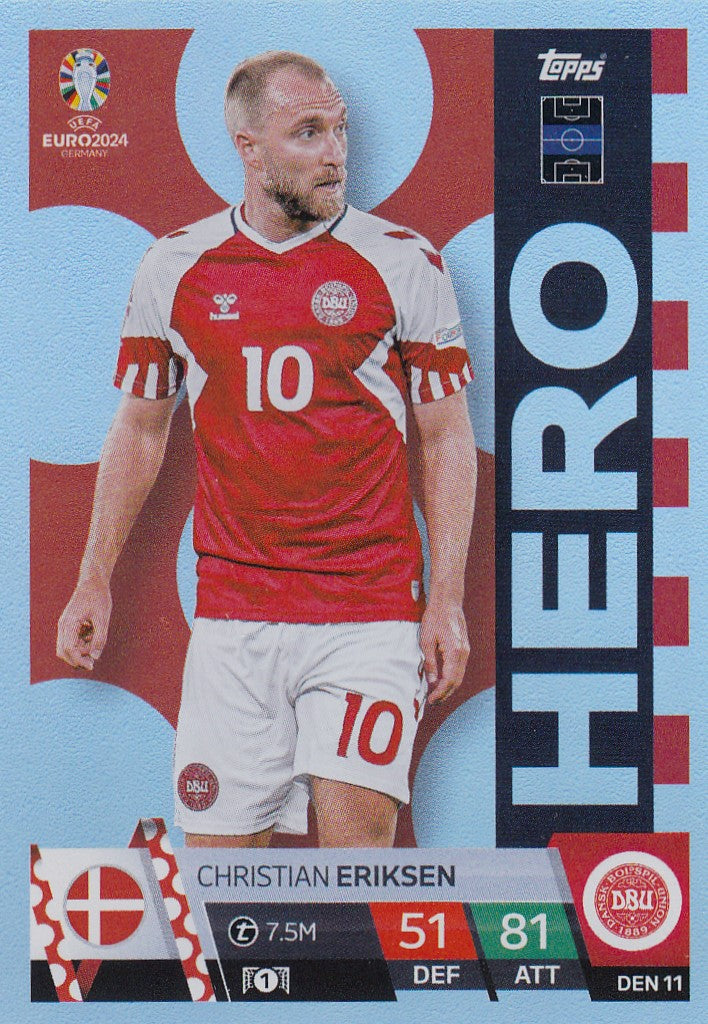 DEN.11 - CHRISTIAN ERIKSEN - DENMARK - HERO