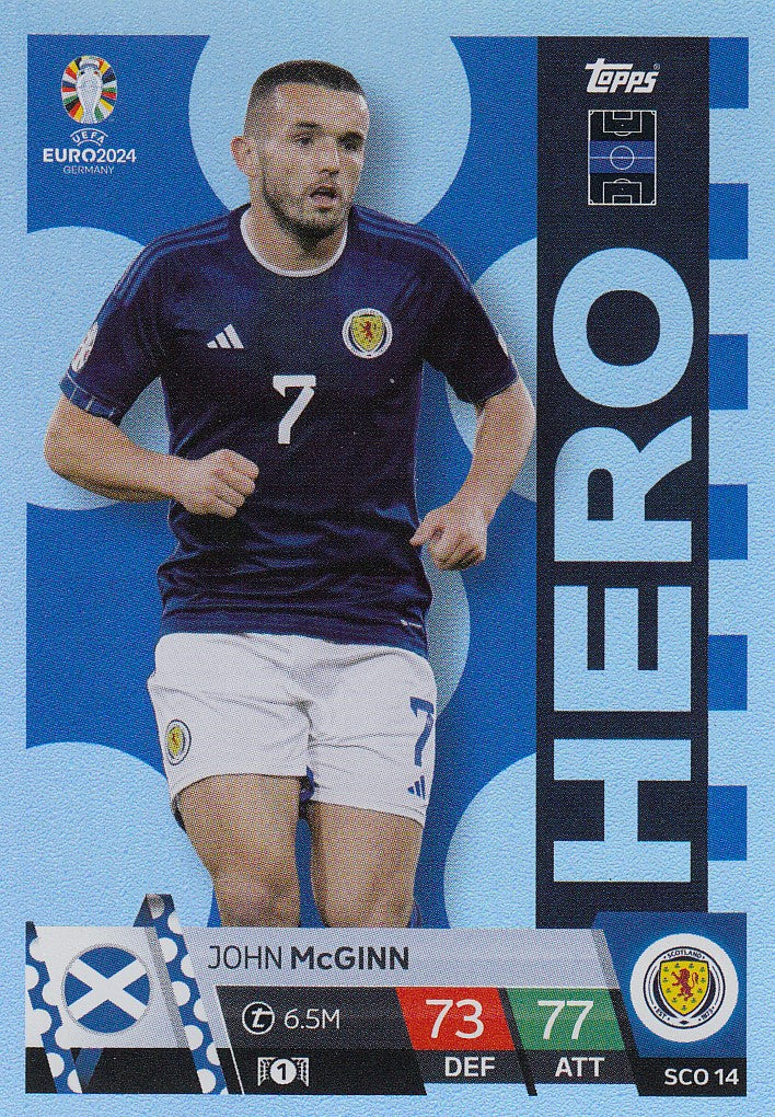 SCO.14 - JOHN McGINN - SCOTLAND - HERO