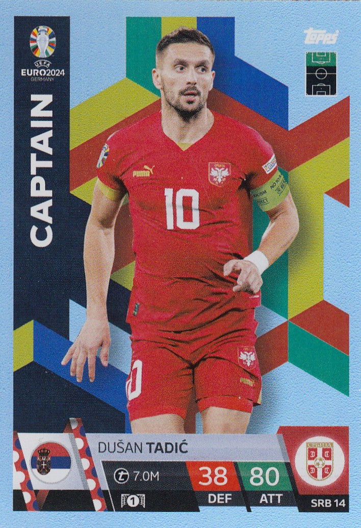 SRB.14 - DUSAN TADIC - SERBIA - CAPTAIN