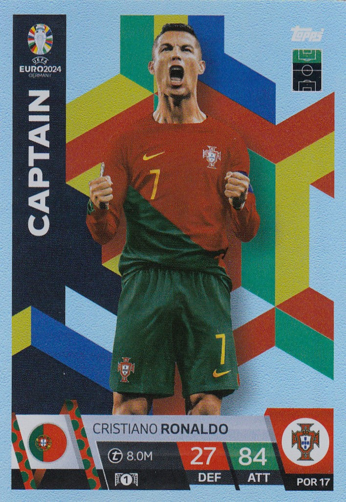 POR.17 - CRISTIANO RONALDO - PORTUGAL - CAPTAIN