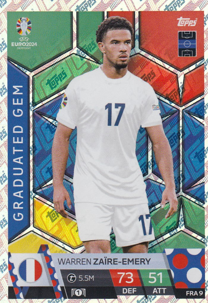 FRA.09 - WARREN ZAIRE-EMERY - FRANCE - GRADUATED GEM