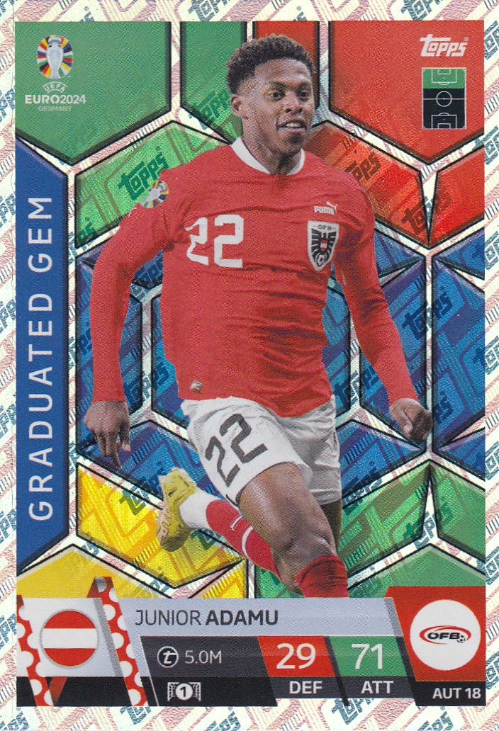 AUT.18 - JUNIOR ADAMU - AUSTRIA - GRADUATED GEM